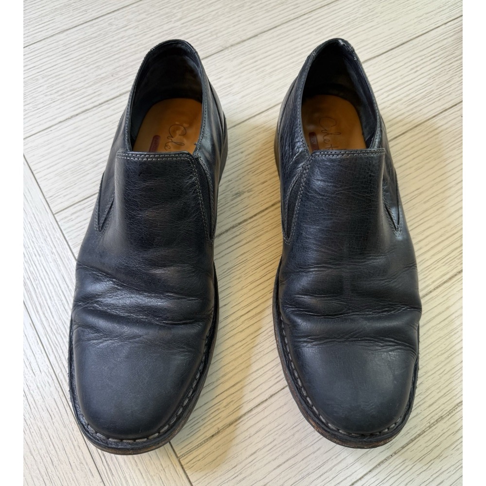 Cole Haan Men's Black Leather Slip On Loafer 161 C07733 F9 Sz 10.5 M Casual